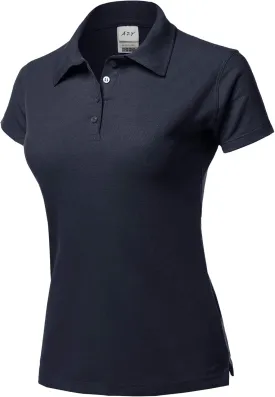A2Y Women's Basic Casual Essentials 4-Button Junior-Fit PK Cotton Pique Polo Shirt