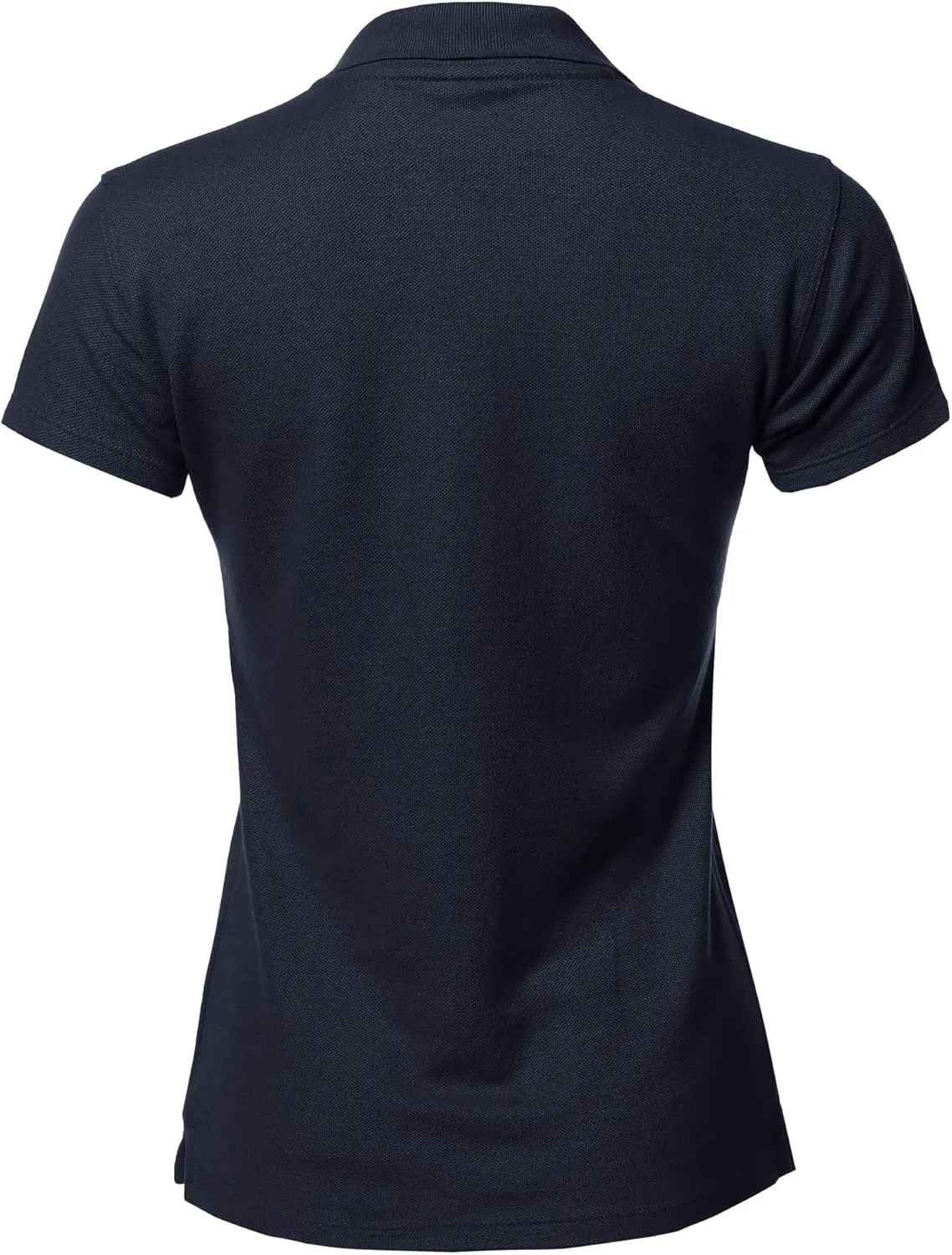 A2Y Women's Basic Casual Essentials 4-Button Junior-Fit PK Cotton Pique Polo Shirt