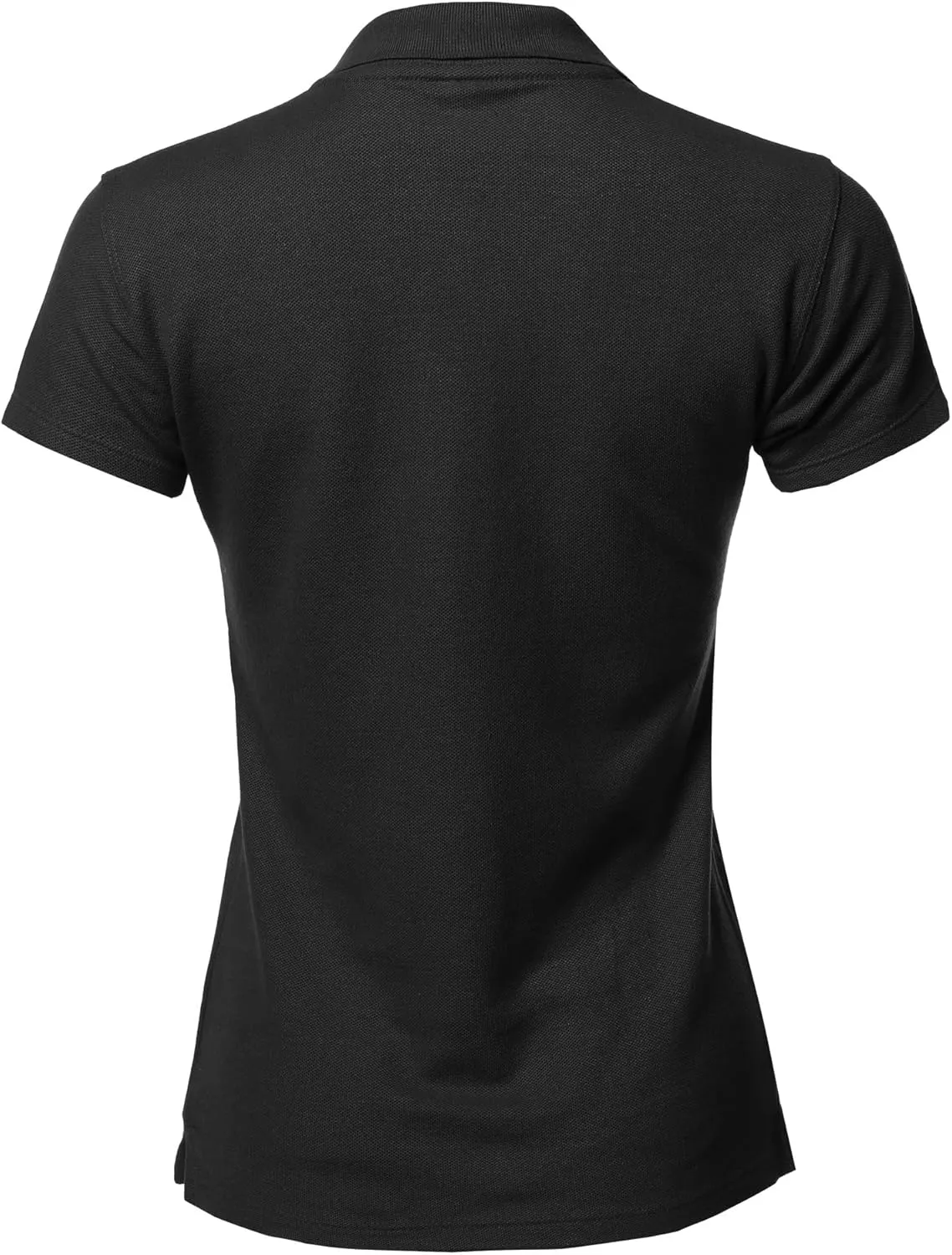 A2Y Women's Basic Casual Essentials 4-Button Junior-Fit PK Cotton Pique Polo Shirt