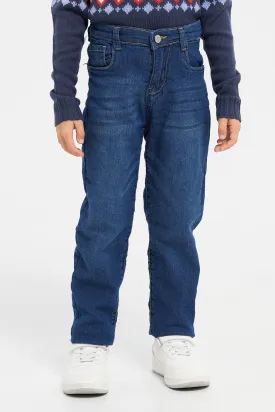 Boys Blue Straight Jeans