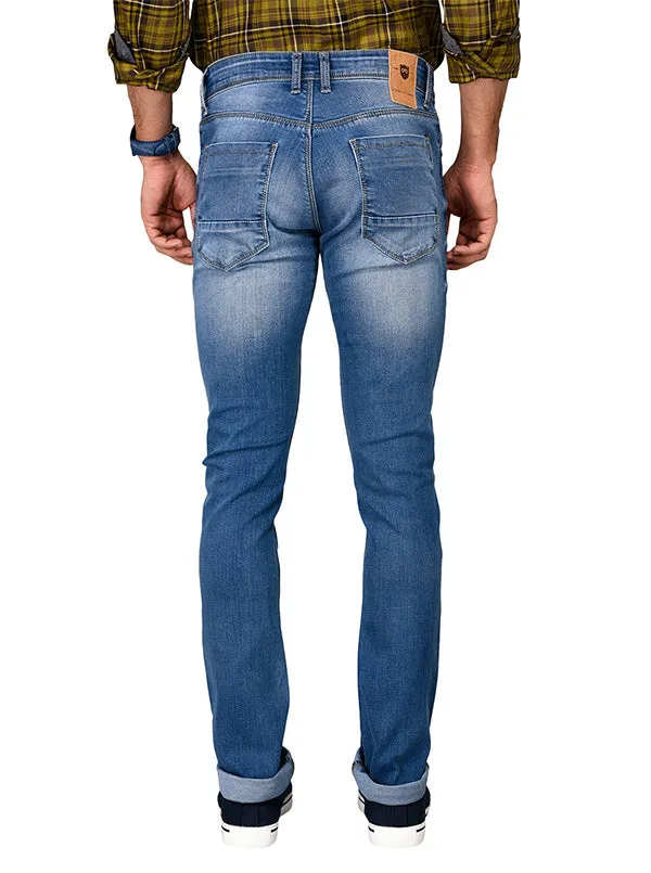Bright Blue Straight Fit Jeans | JadeBlue