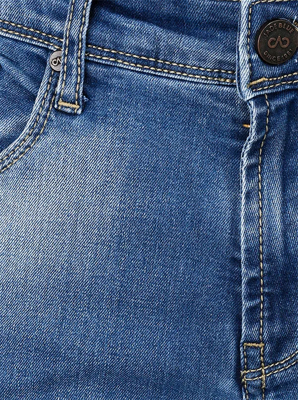 Bright Blue Straight Fit Jeans | JadeBlue