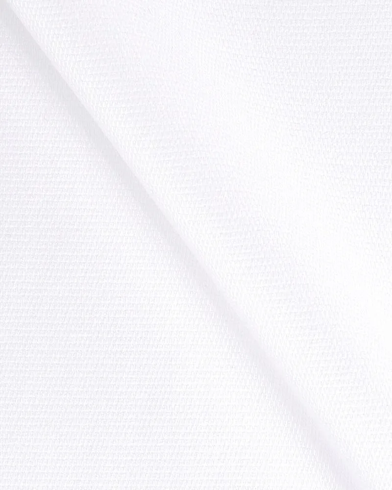 Canclini Stretch Textured White Shirt 0712.w038.0101.bco