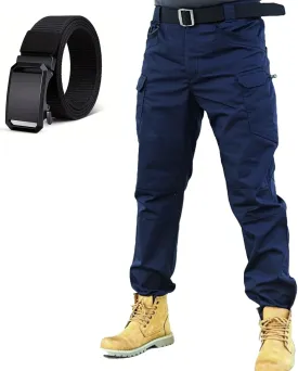 Caramand Tactical Pants 6 Pair, Men's Utility Flex Cargo Pants, Lightweight Resistant Ripstop Waterproof Quick-Drying Pant