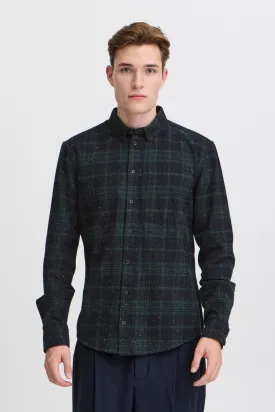 CASUAL FRIDAY - CFANTON LS Checked Nep Yarn Shirt - 20505291