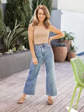 Charlie High Rise Wide Leg - Heritage Denim