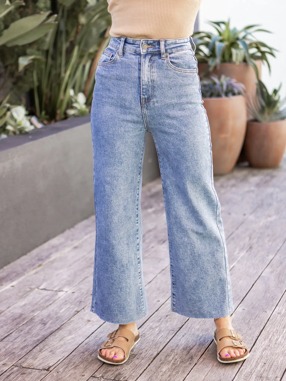 Charlie High Rise Wide Leg - Heritage Denim