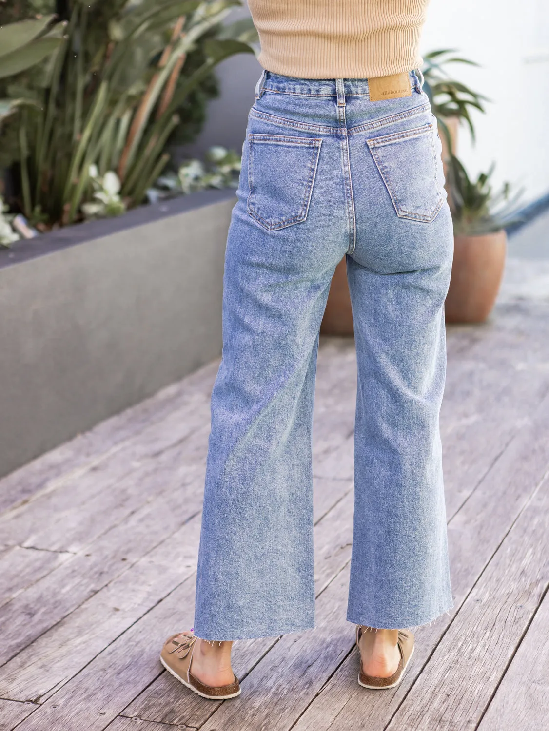 Charlie High Rise Wide Leg - Heritage Denim