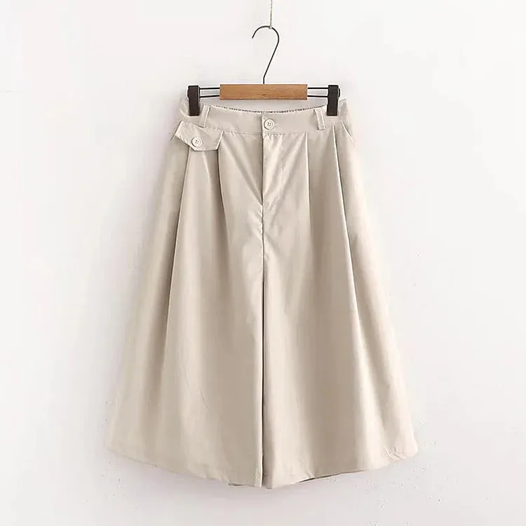 Chic Round Neck Print T-Shirt Casual Wide Leg Pants Two Piece Set