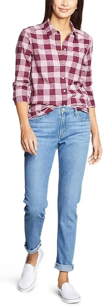 Eddie Bauer Women's Boyfriend Mid-Rise Jeans - Slim Fit