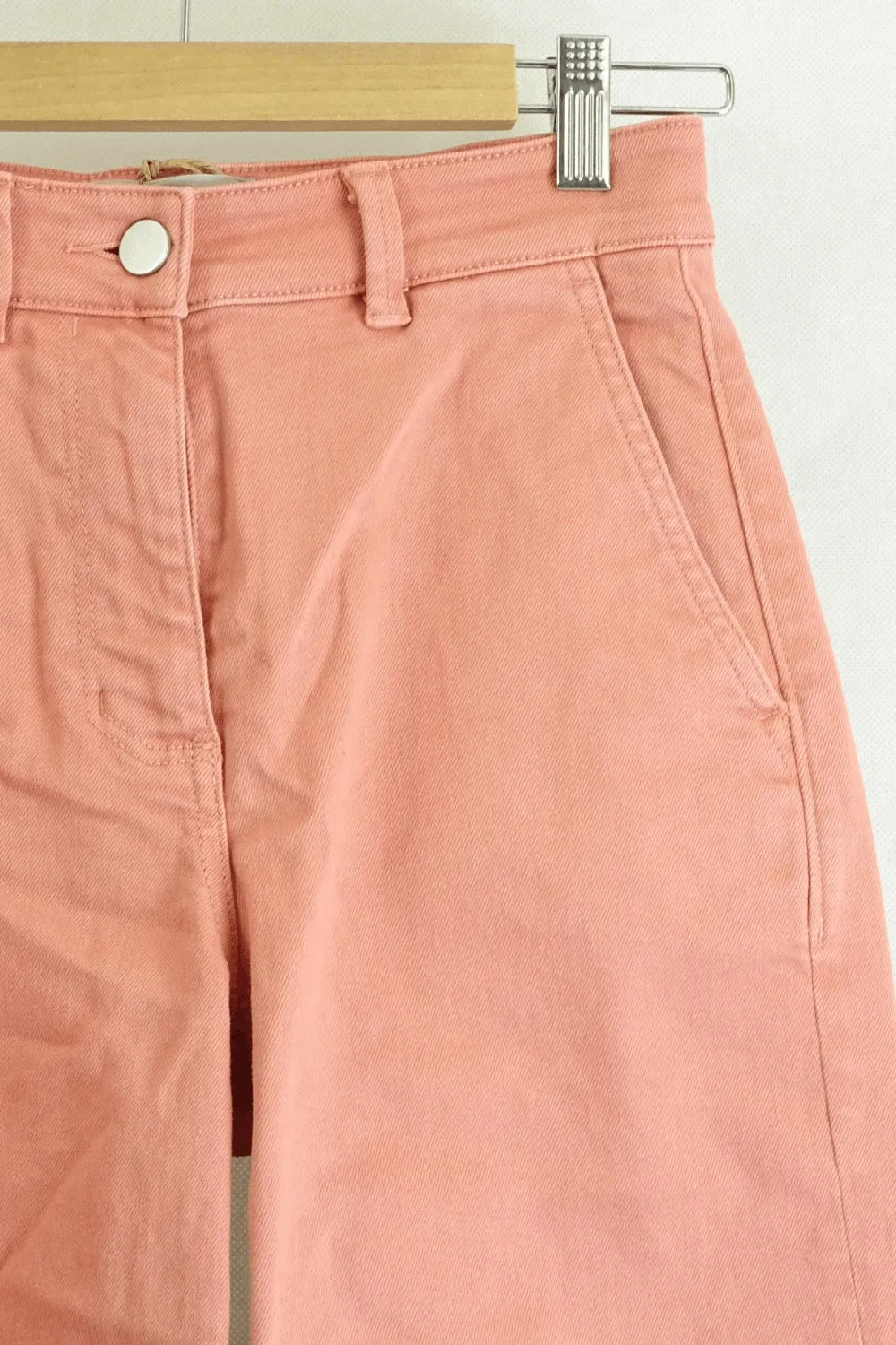 Everlane Peach Wide-Leg Jeans XS