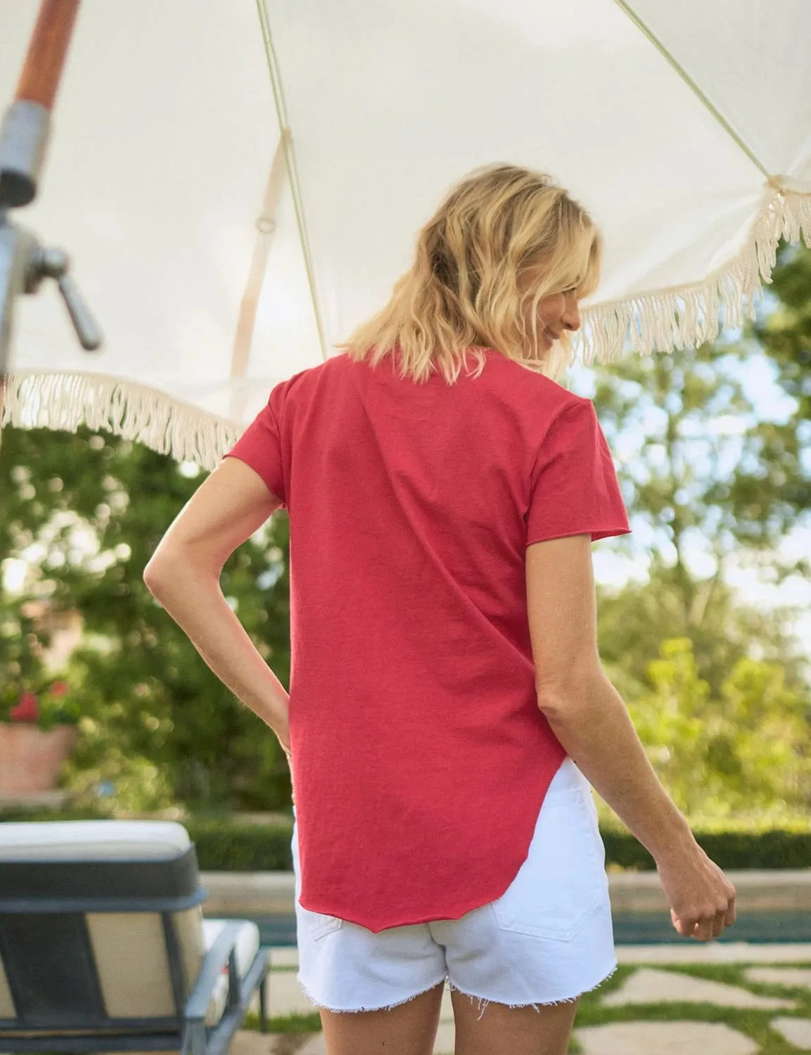 Frank & Eileen - Perfect Tee in Double Decker Red