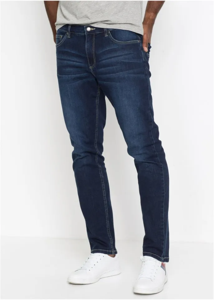 John Baner Jeanswear Regular Fit Stretch Skinny Jeans, Blue