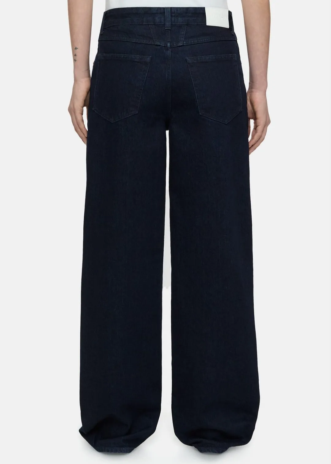 NIKKA WIDE JEANS | DARK BLUE