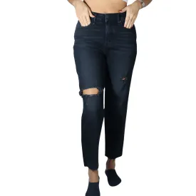 OLD NAVY - Ripped Straight High Rise Jeans