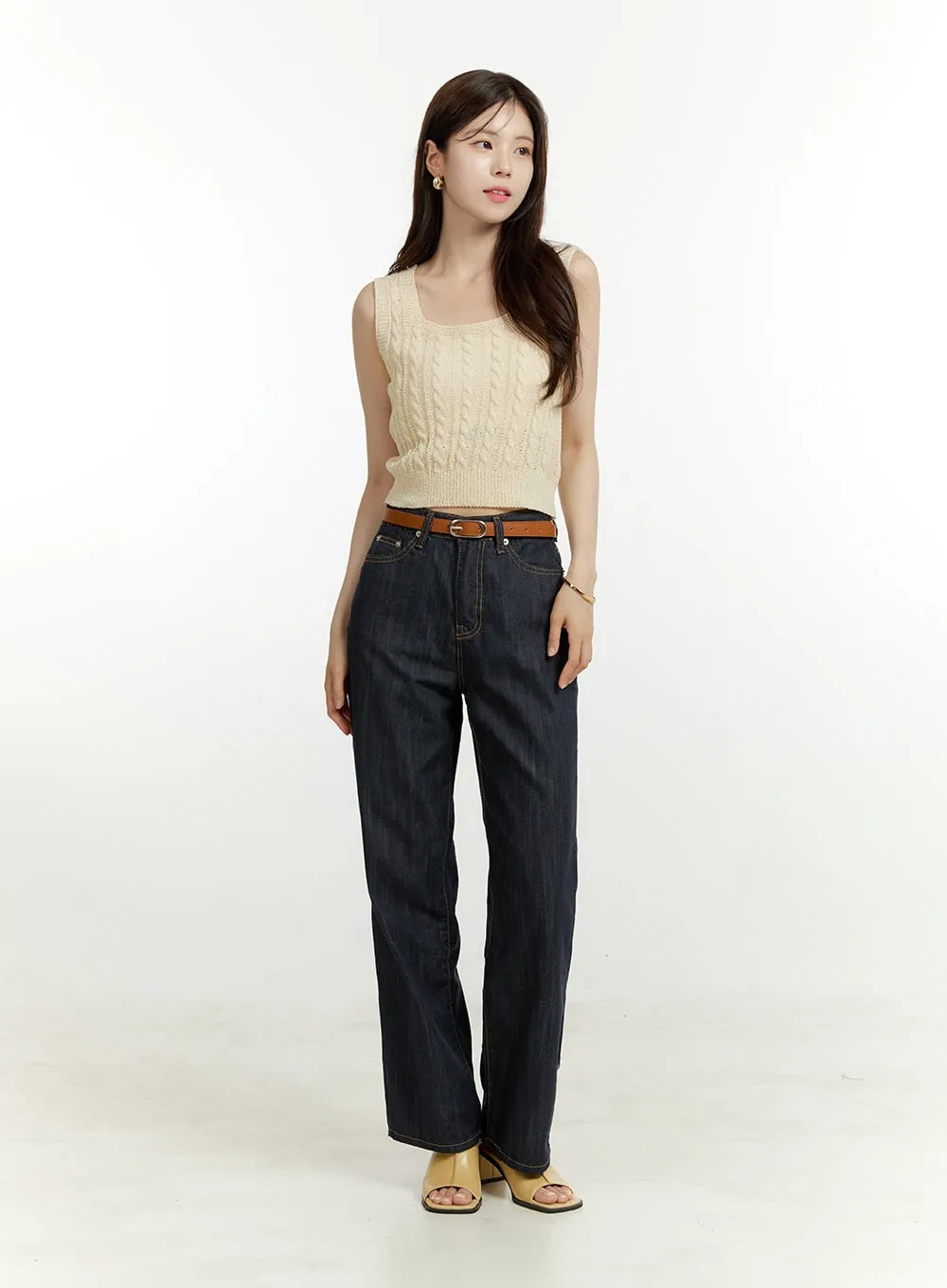 Straight Blue Jeans OU428