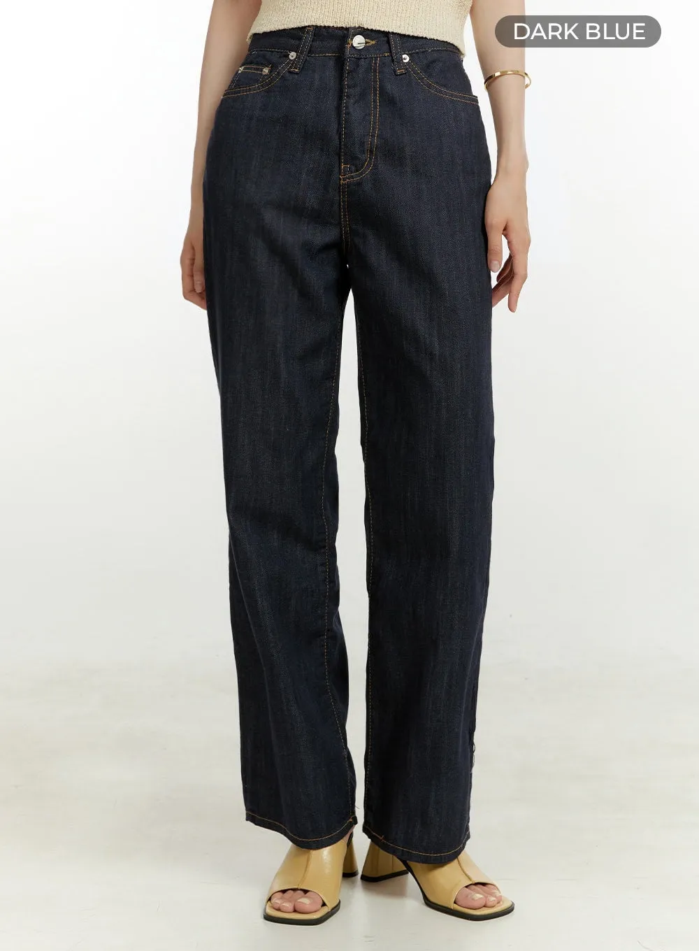 Straight Blue Jeans OU428
